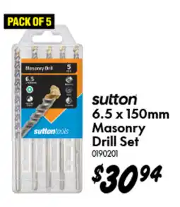 Bunnings Masonry Drill Set offer