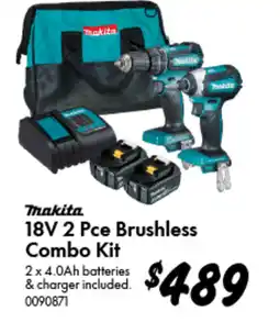 Bunnings 18V Brushless Combo Kit offer
