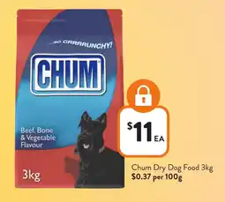 Foodworks Chum Dry Dog Food offer