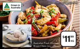 Foodworks Australian Fresh Chicken Breast Fillets (skin off) offer