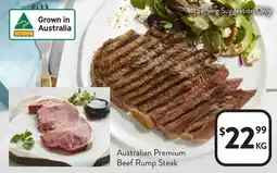 Foodworks Australian Premium Beef Rump Steak offer