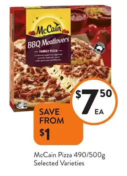 Foodworks McCain Pizza offer