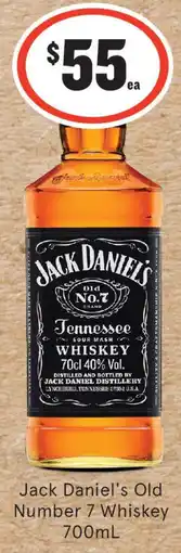IGA Liquor Jack Daniel's Old Number 7 Whiskey offer