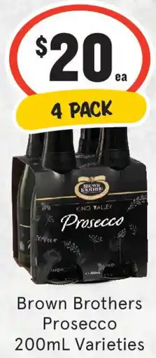 IGA Liquor Brown Brothers Prosecco Varieties offer
