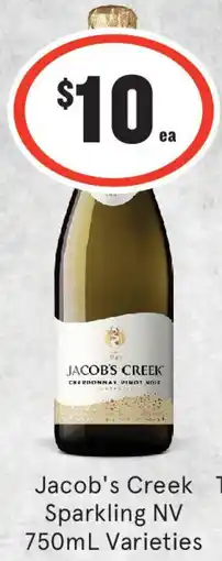 IGA Liquor Jacob's Creek Sparkling NV Varieties offer