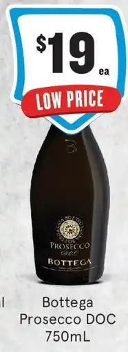 IGA Liquor Bottega Prosecco DOC offer