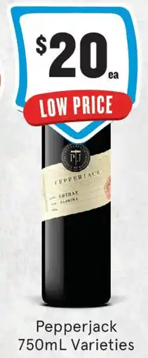 IGA Liquor Pepperjack Varieties offer