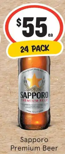 IGA Liquor Sapporo Premium Beer offer