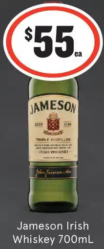 IGA Liquor Jameson Irish Whiskey offer