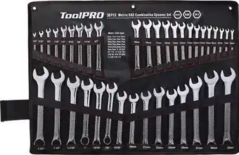 SuperCheap Auto ToolPRO 38 Pce Spanner Set offer