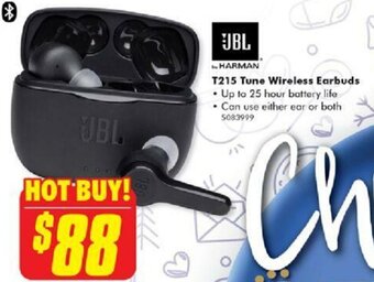 The Good Guys T215 Tune Wireless Earbuds offer