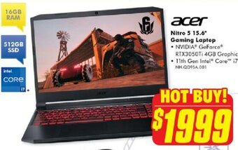 The Good Guys Acer Nitro 5 15.6" Gaming Laptop offer