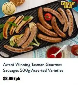 Tasman Butchers Award Winning Tasman Gourmet Sausages offer