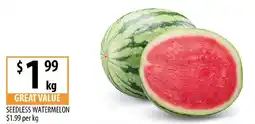 Supabarn Seedless watermelon offer