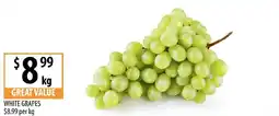 Supabarn White grapes offer