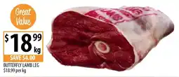 Supabarn Butterfly lamb leg offer