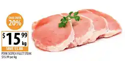 Supabarn Pork scotch fillet steak offer