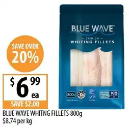 Supabarn Blue wave whitng fillets offer