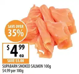 Supabarn Supabarn smoked salmon offer