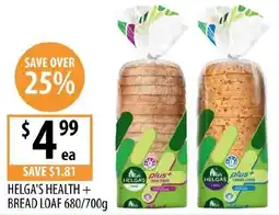 Supabarn Helga's health + bread loaf offer