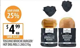 Supabarn Toscano brioche burger/ hot dog rolls offer