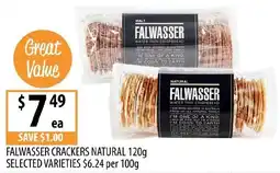 Supabarn Falwasser crackers natural offer