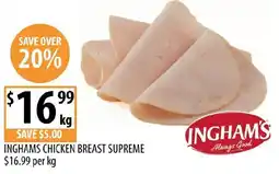 Supabarn Inghams chicken breast supreme offer