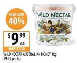 Supabarn Wild nectar australian honey offer