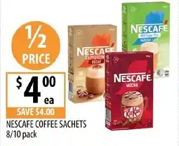 Supabarn Nescafe coffee sachets offer