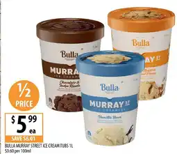 Supabarn Bulla murray street ice cream tubs offer