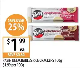 Supabarn Ravin detachables rice crackers offer