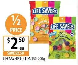 Supabarn Life savers lollies offer