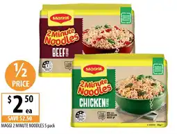 Supabarn Maggi 2 minute noodles offer