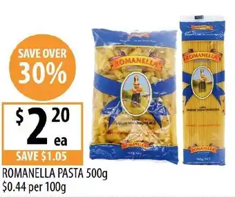 Supabarn Romanella pasta offer