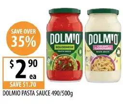 Supabarn Dolmio pasta sauce offer