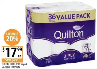 Supabarn Quilton toilet roll offer