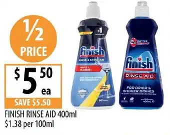 Supabarn Finish rinse aid offer