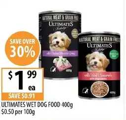 Supabarn Ultimates wet dog food offer