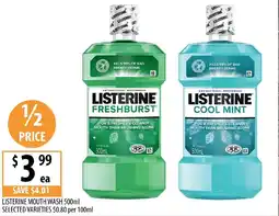 Supabarn Listerine mouth wash offer