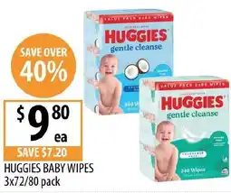 Supabarn Huggies baby wipes offer