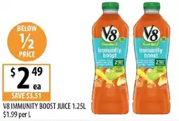 Supabarn V8 immunity boost juice offer