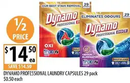 Supabarn Dynamo professional laundry capsules offer