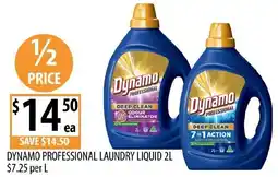 Supabarn Dynamo professional laundry liquid offer