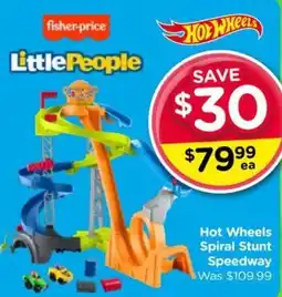 Toyworld Hot Wheels Spiral Stunt Speedway offer
