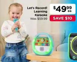 Toyworld Let's Record! Learning Karaoke offer