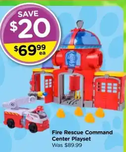 Toyworld Fire Rescue Command Center Playset offer