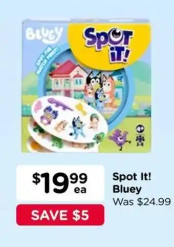Toyworld Spot It! Bluey offer