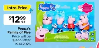 Toyworld Peppa's Family of Five offer