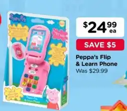 Toyworld Peppa's Flip & Learn Phone offer