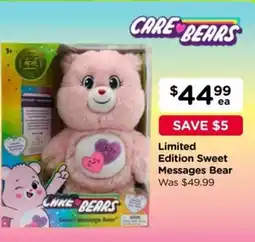 Toyworld Limited Edition Sweet Messages Bear offer